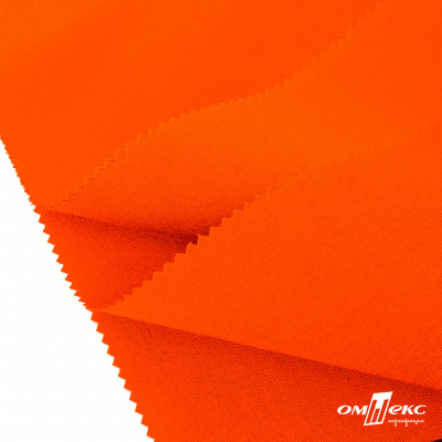 Ткань смесовая для спецодежды "Униформ" 17-1350, 200 гр/м2, шир.150 см, цвет люм.оранжевый - купить в Шахтах. Цена 138.73 руб.