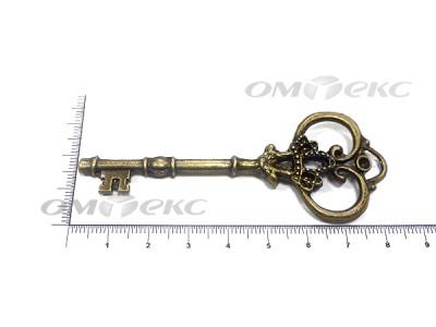 Декоративный элемент для творчества из металла "Ключ"8,5 см  - купить в Шахтах. Цена: 26.66 руб.