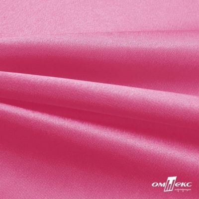 Поли креп-сатин 15-2215, 125 (+/-5) гр/м2, шир.150см, цвет розовый - купить в Шахтах. Цена 155.57 руб.