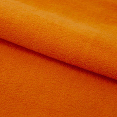 Флис DTY 16-1358, 250 г/м2, шир. 150 см, цвет оранжевый - купить в Шахтах. Цена 640.46 руб.