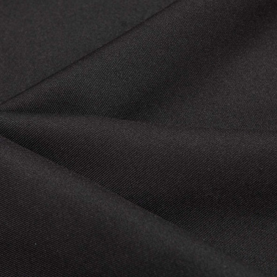 Ткань костюмная 21010 2044, 225 гр/м2, шир.150см, цвет черный - купить в Шахтах. Цена 390.73 руб.