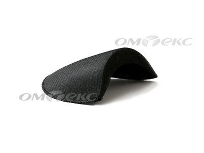 Плечевые накладки OВТ-10, обшитые, цвет чёрный - купить в Шахтах. Цена: 17.64 руб.