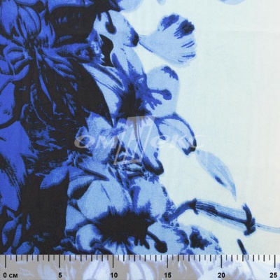 Плательная ткань "Фламенко" 19.1, 80 гр/м2, шир.150 см, принт растительный - купить в Шахтах. Цена 241.49 руб.