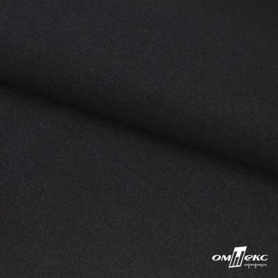 Трикотажное полотно "Монне" 100% полиэстр, 152см, 350 г/м2, чёрный, м - купить в Шахтах. Цена 385 руб.