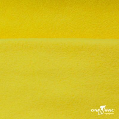 Флис DTY 14-0760, 240 г/м2, шир. 150 см, цвет яркий желтый - купить в Шахтах. Цена 640.46 руб.
