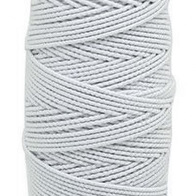 Нитка - резинка Спандекс 25 м (уп-10шт)-белые - купить в Шахтах. Цена: 35.65 руб.