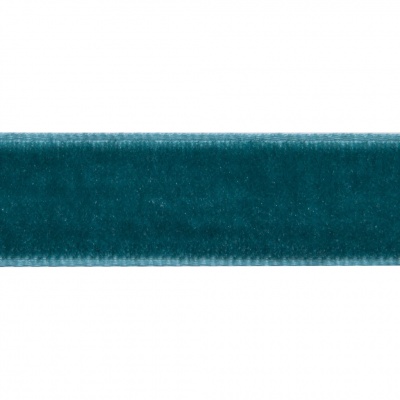 Лента бархатная нейлон, шир.12 мм, (упак. 45,7м), цв.65-изумруд - купить в Шахтах. Цена: 392 руб.