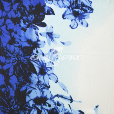 Плательная ткань "Фламенко" 19.1, 80 гр/м2, шир.150 см, принт растительный - купить в Шахтах. Цена 241.49 руб.
