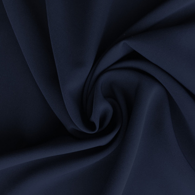 Костюмная ткань "Элис", 220 гр/м2, шир.150 см, цвет т.синий - купить в Шахтах. Цена 308 руб.