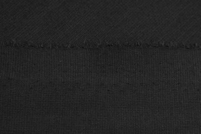 Трикотаж "Grange" BLACK 1# (2,38м/кг), 280 гр/м2, шир.150 см, цвет чёрно-серый - купить в Шахтах. Цена 861.22 руб.
