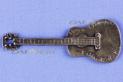 Декоративный элемент для творчества из металла "Гитара"  - купить в Шахтах. Цена: 19.99 руб.