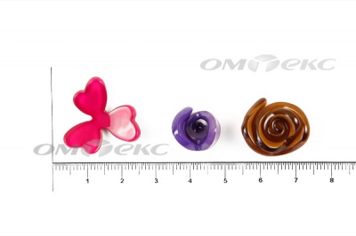 Украшение "Розы малые №1" 20мм - купить в Шахтах. Цена: 32.82 руб.