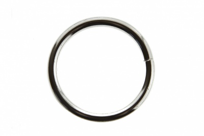 Кольцо металлическое d-3 х 32 мм, цв.-никель - купить в Шахтах. Цена: 3.92 руб.