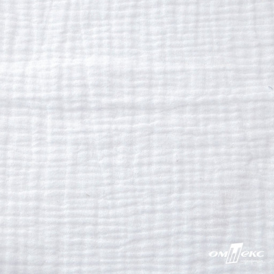 Ткань Муслин, 100% хлопок, 125 гр/м2, шир. 140 см #201 цв.(2)-белый - купить в Шахтах. Цена 464.97 руб.