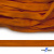 Шнур плетеный (плоский) d-12 мм, (уп.90+/-1м), 100% полиэстер, цв.267 - оранжевый - купить в Шахтах. Цена: 8.62 руб.