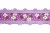 Тесьма декоративная 0385-6169, шир. 25 мм/уп. 22,8+/-1 м, цвет 01-фиолетовый - купить в Шахтах. Цена: 391.39 руб.