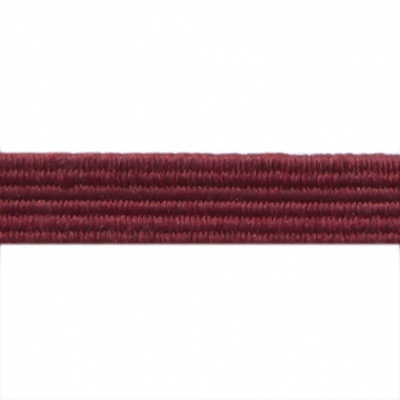 Резиновые нити с текстильным покрытием, шир. 6 мм ( упак.30 м/уп), цв.- 88-бордо - купить в Шахтах. Цена: 155.22 руб.