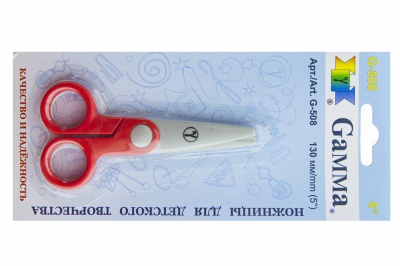 Ножницы G-508 детские 130 мм - купить в Шахтах. Цена: 118.32 руб.