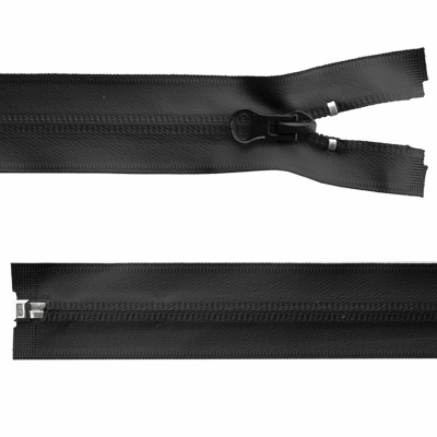 Молния водонепроницаемая PVC Т-7, 100 см, разъемная, цвет чёрный - купить в Шахтах. Цена: 61.89 руб.