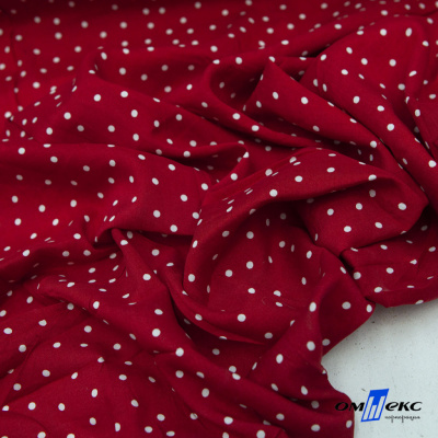 Ткань плательная "Вискоза принт"  100% вискоза, 95 г/м2, шир.145 см Цвет 2/red - купить в Шахтах. Цена 297 руб.