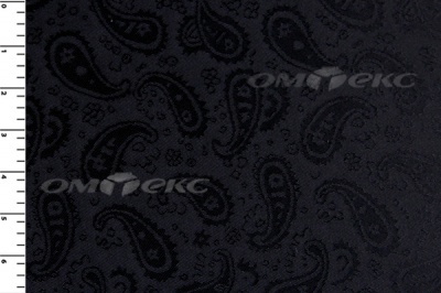 Ткань подкладочная жаккард Р14098, чёрный, 85 г/м2, шир. 150 см, 230T - купить в Шахтах. Цена 166.45 руб.