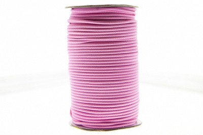 0370-1301-Шнур эластичный 3 мм, (уп.100+/-1м), цв.141- розовый - купить в Шахтах. Цена: 459.62 руб.