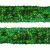Тесьма с пайетками D4, шир. 20 мм/уп. 25+/-1 м, цвет зелёный - купить в Шахтах. Цена: 778.19 руб.