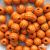 0309-Бусины деревянные "ОмТекс", 16 мм, упак.50+/-3шт, цв.003-оранжевый - купить в Шахтах. Цена: 62.22 руб.