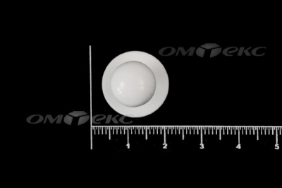 Пуговица поварская "Пукля", 10 мм, цвет белый - купить в Шахтах. Цена: 2.28 руб.