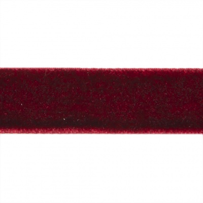 Лента бархатная нейлон, шир.12 мм, (упак. 45,7м), цв.240-бордо - купить в Шахтах. Цена: 392 руб.