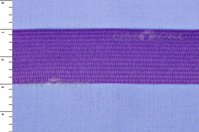 Окантовочная тесьма №0225, шир. 22 мм (в упак. 100 м), цвет фиолет - купить в Шахтах. Цена: 271.60 руб.
