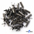 06032-Наконечник для шнура металл, отв. 4 мм, цв. тём.никель - купить в Шахтах. Цена: 9.60 руб.