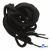 Шнурки #106-09, круглые 130 см, цв.чёрный - купить в Шахтах. Цена: 21.92 руб.
