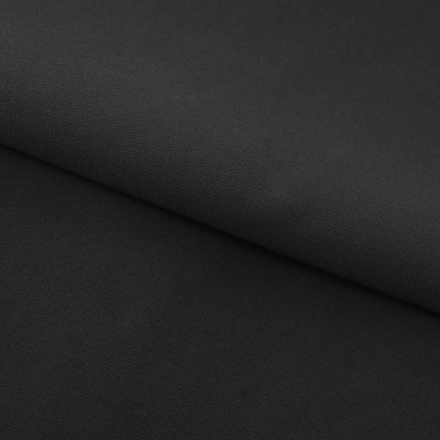 Костюмная ткань "Элис", 200 гр/м2, шир.150см, цвет чёрный - купить в Шахтах. Цена 306.20 руб.