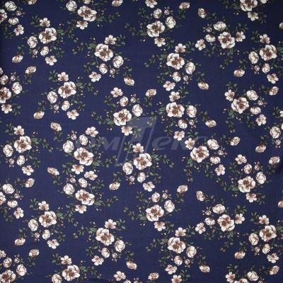 Плательная ткань "Фламенко" 3.2, 80 гр/м2, шир.150 см, принт растительный - купить в Шахтах. Цена 239.03 руб.