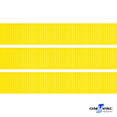 Репсовая лента 020, шир. 12 мм/уп. 50+/-1 м, цвет жёлтый - купить в Шахтах. Цена: 153.60 руб.