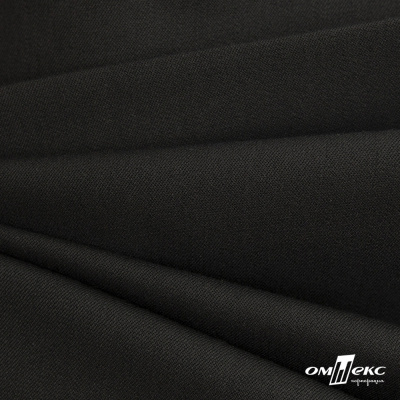 Костюмная ткань с вискозой "Диана", 260 гр/м2, шир.150см, цвет чёрный - купить в Шахтах. Цена 434.07 руб.
