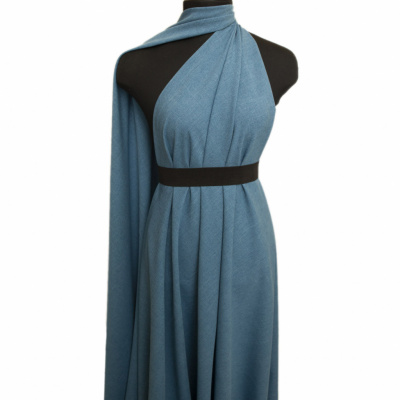 Ткань костюмная габардин "Меланж" 6107А, 172 гр/м2, шир.150см, цвет голубой - купить в Шахтах. Цена 296.19 руб.