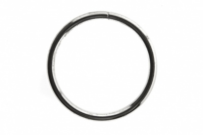 Кольцо металлическое №40 мм, цв.-никель - купить в Шахтах. Цена: 4.45 руб.