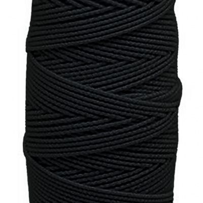 Нитка - резинка Спандекс 25 м (уп-10шт)-чёрные - купить в Шахтах. Цена: 36.02 руб.