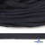 Шнур плетеный d-8 мм плоский, 70% хлопок 30% полиэстер, уп.85+/-1 м, цв.1010-т.синий - купить в Шахтах. Цена: 735 руб.