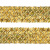 Тесьма с пайетками D16, шир. 35 мм/уп. 25+/-1 м, цвет золото - купить в Шахтах. Цена: 1 281.60 руб.