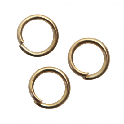 Кольцо  соединительное для бижутерии 5 мм, цв.-золото - купить в Шахтах. Цена: 0.44 руб.