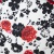 Плательная ткань "Фламенко" 22.1, 80 гр/м2, шир.150 см, принт растительный - купить в Шахтах. Цена 239.03 руб.