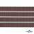 Репсовая лента 005, шир. 6 мм/уп. 50+/-1 м, цвет коричневый - купить в Шахтах. Цена: 88.45 руб.