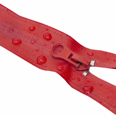 Молния водонепроницаемая PVC Т-7, 60 см, разъемная, цвет (820) красный - купить в Шахтах. Цена: 49.90 руб.