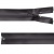 Молния водонепроницаемая PVC Т-7, 60 см, разъемная, цвет (301) т.серый - купить в Шахтах. Цена: 49.39 руб.