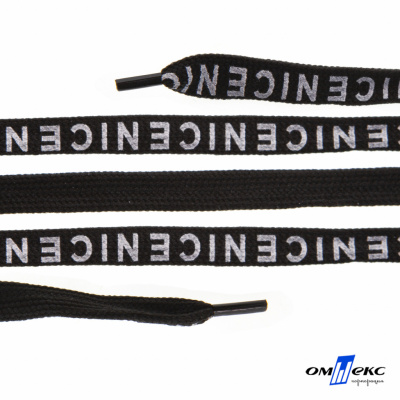 Шнурки #107-06, плоские 130 см, "СENICE" , цв.чёрный - купить в Шахтах. Цена: 23.03 руб.