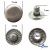 Кнопка металлическая "Альфа" с пружиной, 15 мм (уп. 720+/-20 шт), цвет никель - купить в Шахтах. Цена: 1 466.73 руб.