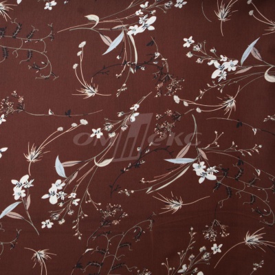 Плательная ткань "Фламенко" 2.2, 80 гр/м2, шир.150 см, принт растительный - купить в Шахтах. Цена 239.03 руб.